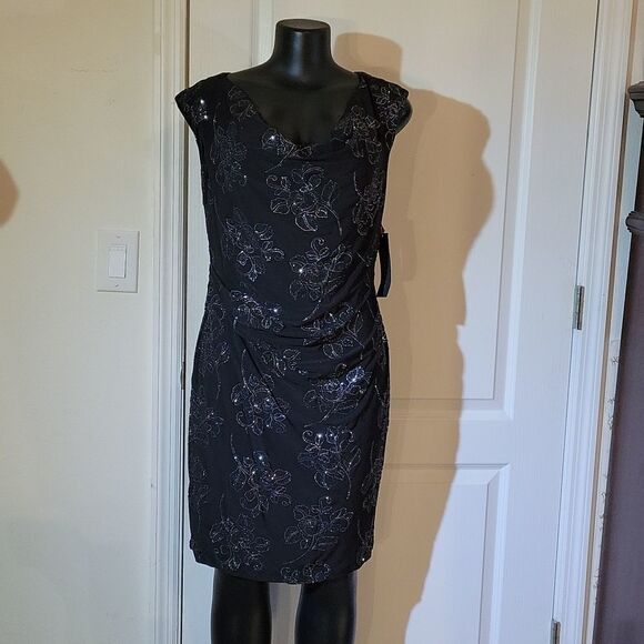 BRAND NEW SCARLETT BLACK/SILVER  DRESSES - Picture 4 of 16